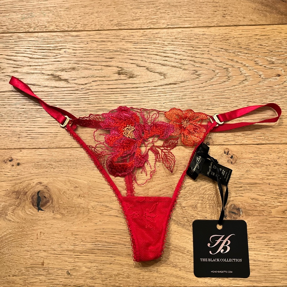 Honey Birdette Christine Red Thong